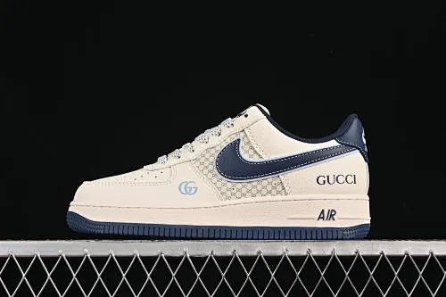 All categories Nk Air Force 1 Air Force series Nk Air Force 1 Low Air Force low-top Nike Air Force 1'07 Low Gucci joint pattern blue hook Air Force 1 low-top casual sneakers XS1958-564